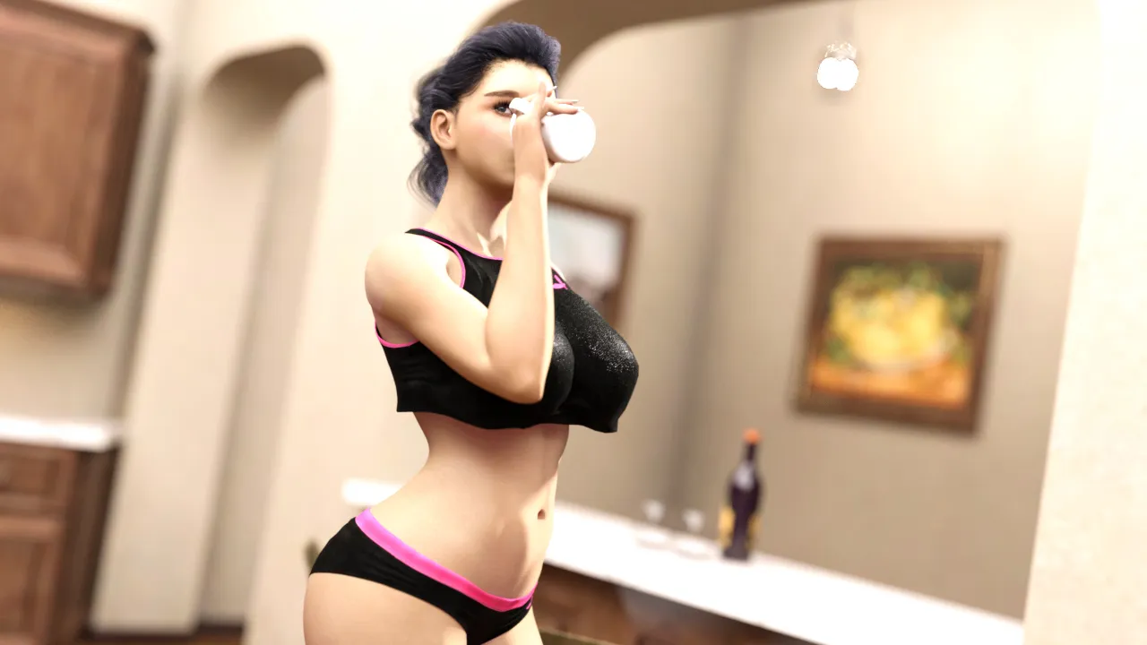 Lisa – Silence in the Rain gameplay screenshot 20 (RPGM adult game) by PaleGrass – free download