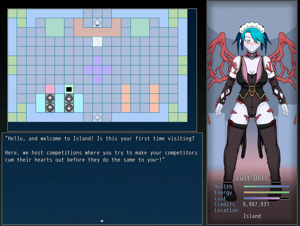 Lust Doll Plus gameplay screenshot 2 (RPGM adult game) by Indivi – free download