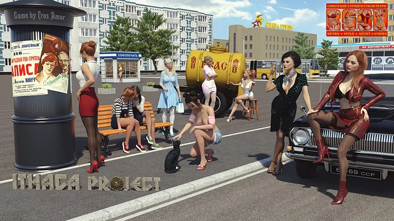 RSSU – Retro Style Soviet Undies – Case#1 Ithaca Project cover 1.6.7b – Ren'Py adult game by ErosAmor free download