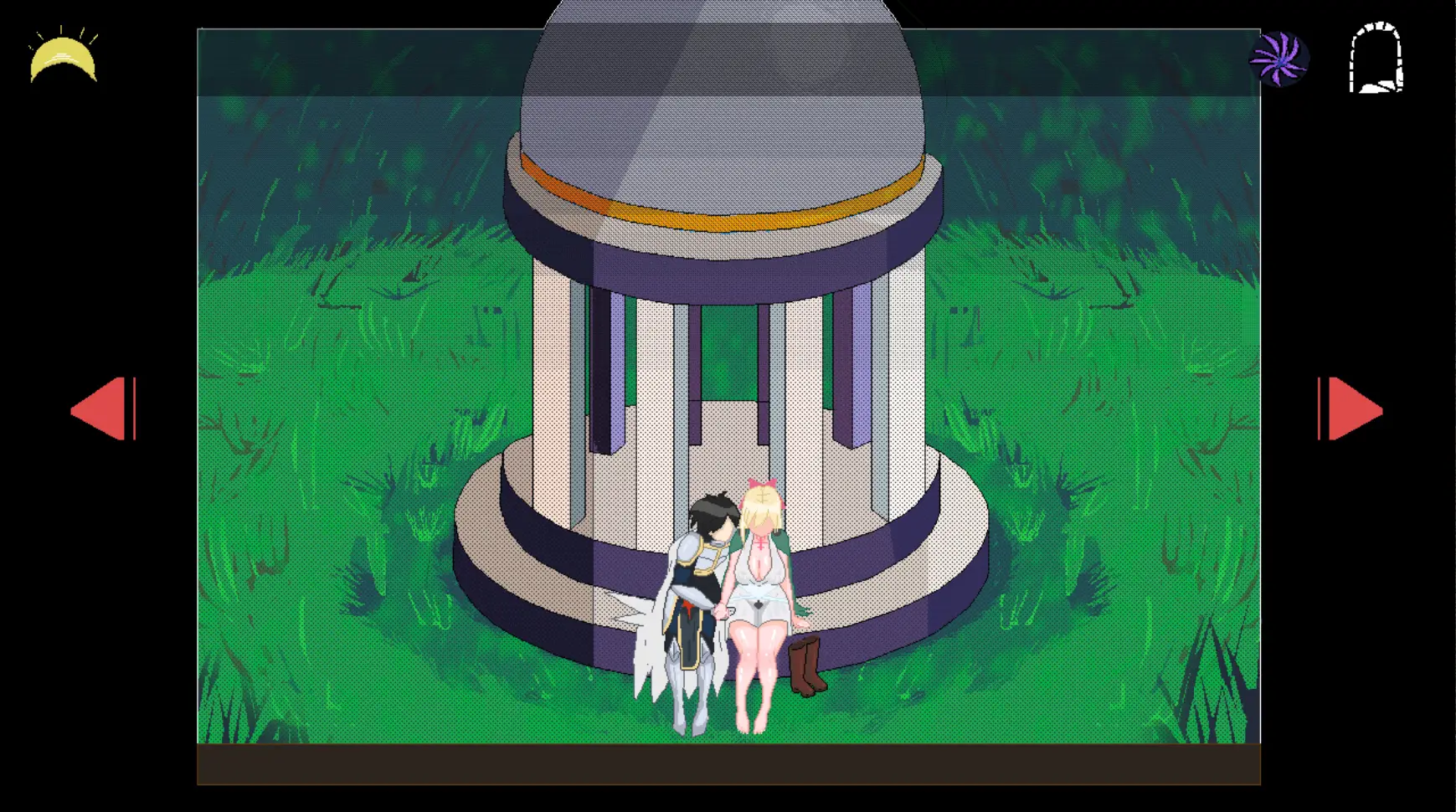 Hero Party Must Fall gameplay screenshot 2 (Ren'Py adult game) by Nitrolith – free download
