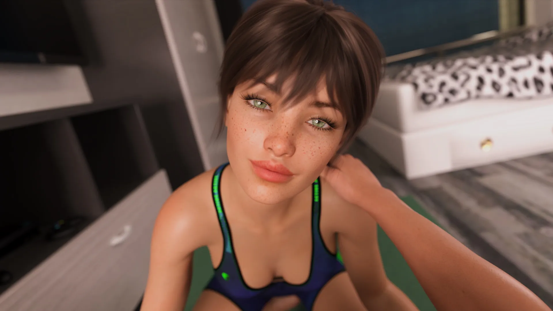 Double Perception gameplay screenshot 2 (Ren'Py adult game) by Zett – free download