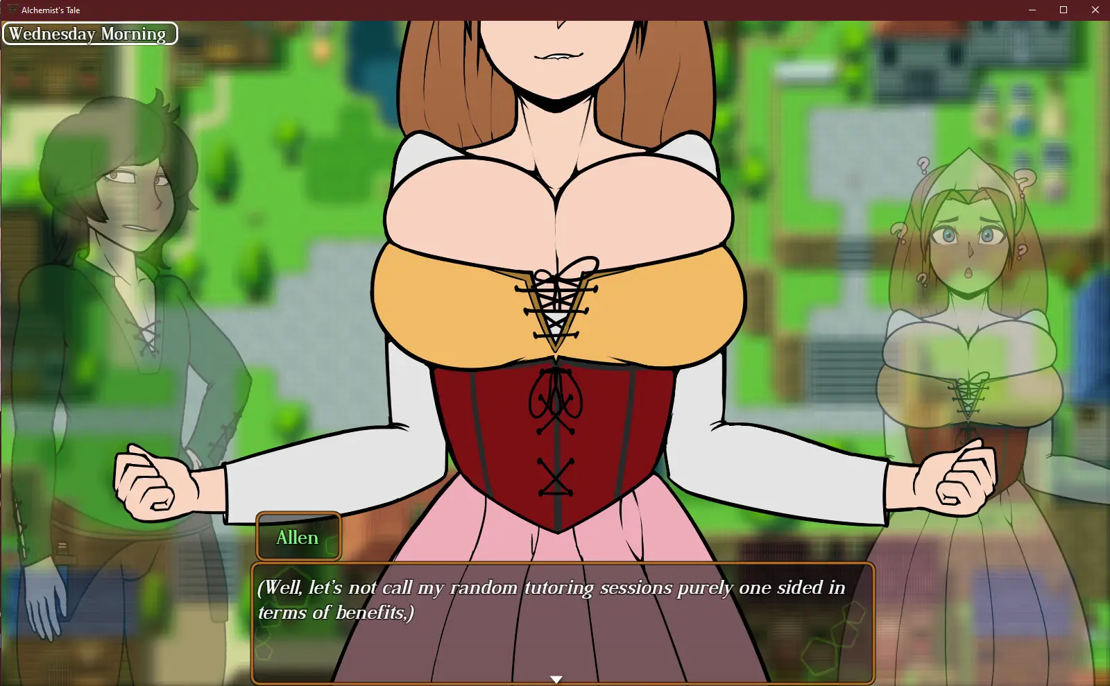 An Alchemist’s Tale gameplay screenshot 1 (RPGM adult game) by Captain Allegretto Games – free download