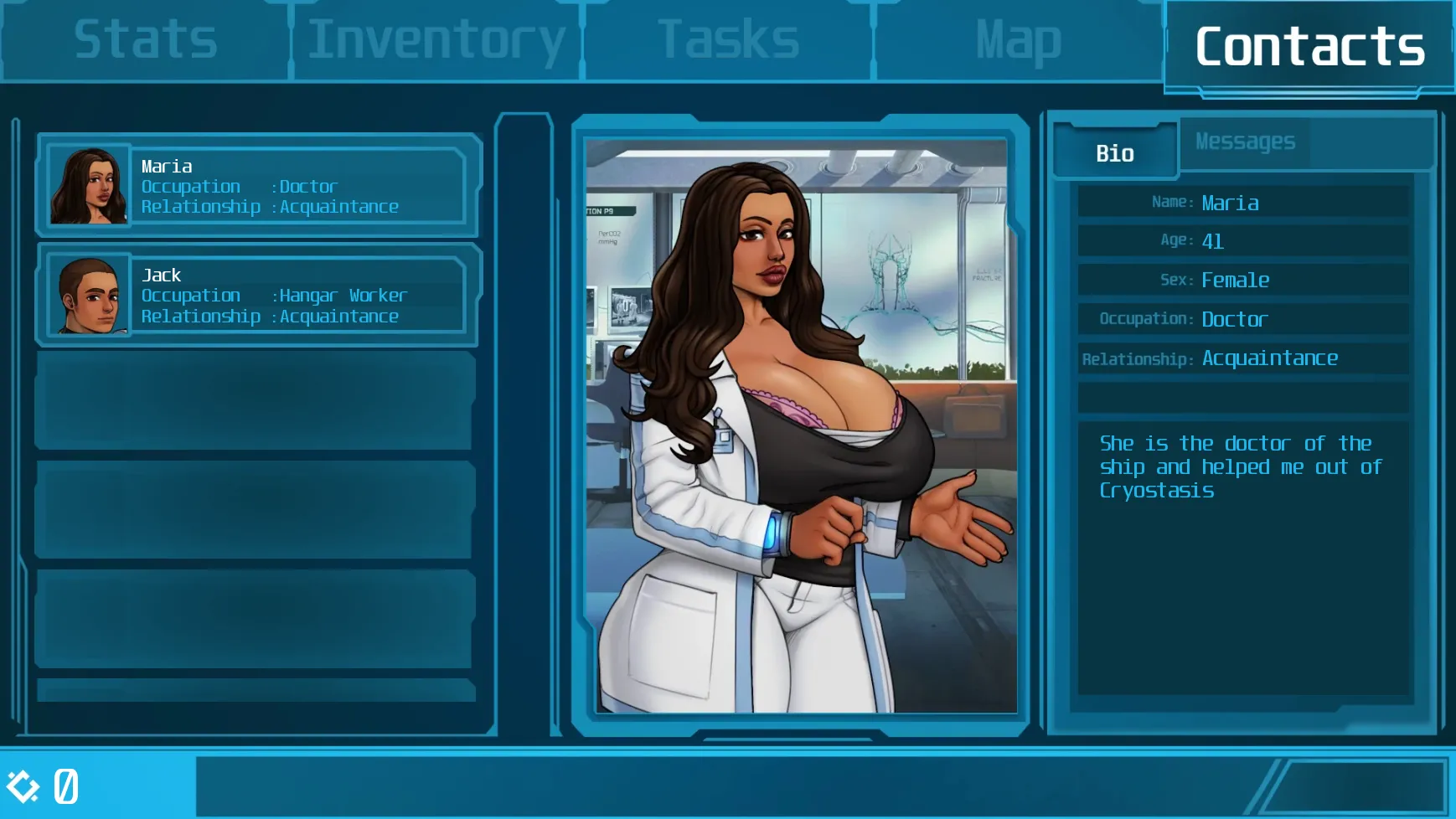 Stellar Dream gameplay screenshot 16 (Ren'Py adult game) by Winterlook – free download