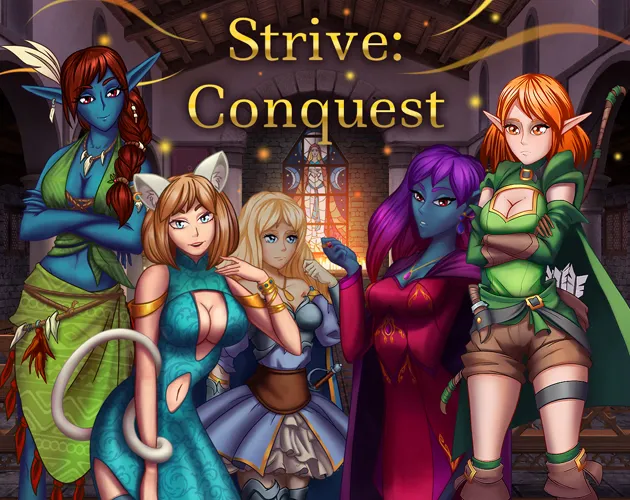 Strive: Conquest cover 0.15.1 – Godot adult game by Maverik free download