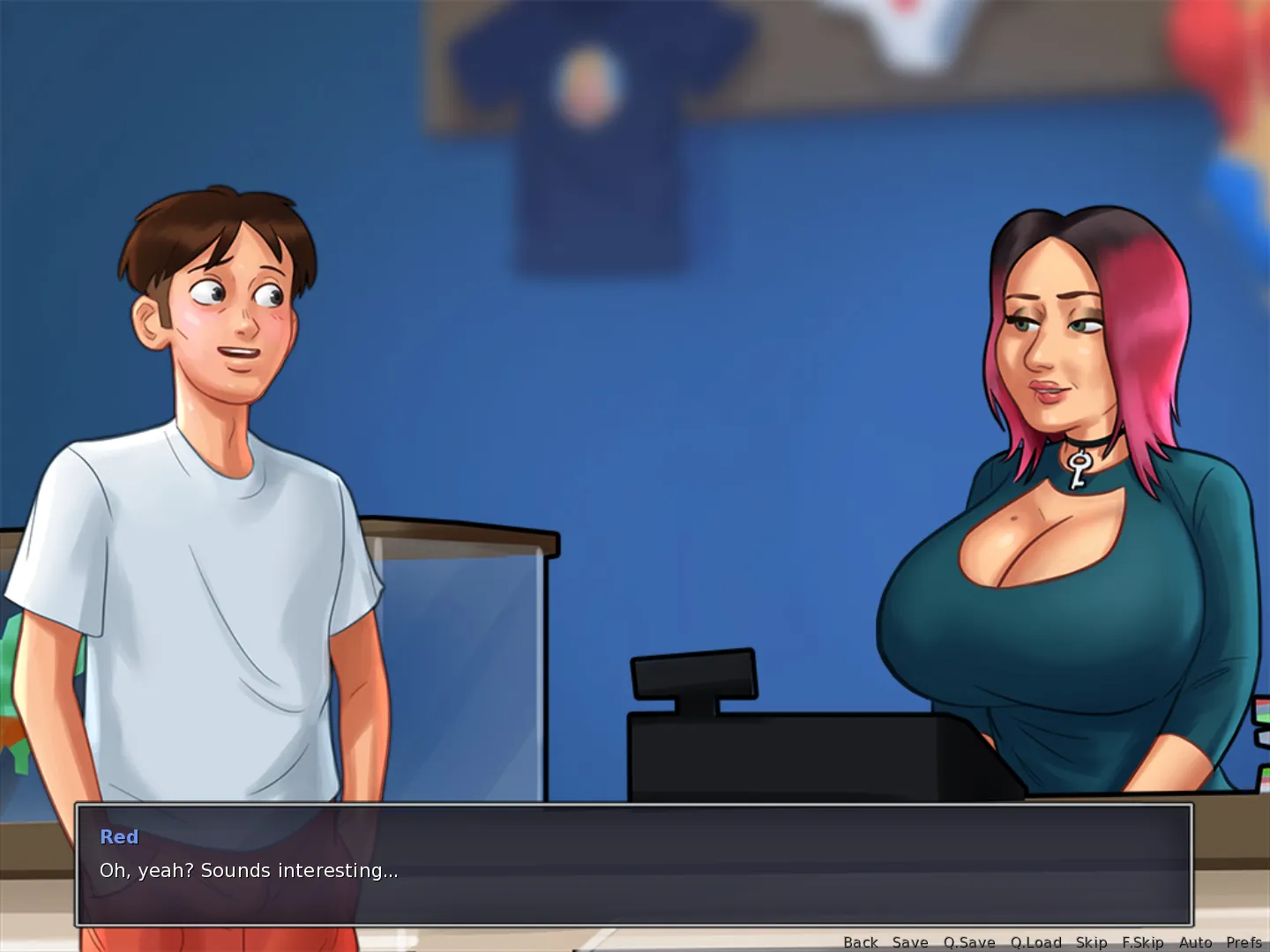 Summertime Saga gameplay screenshot 3 (Ren'Py adult game) by Kompas Productions – free download
