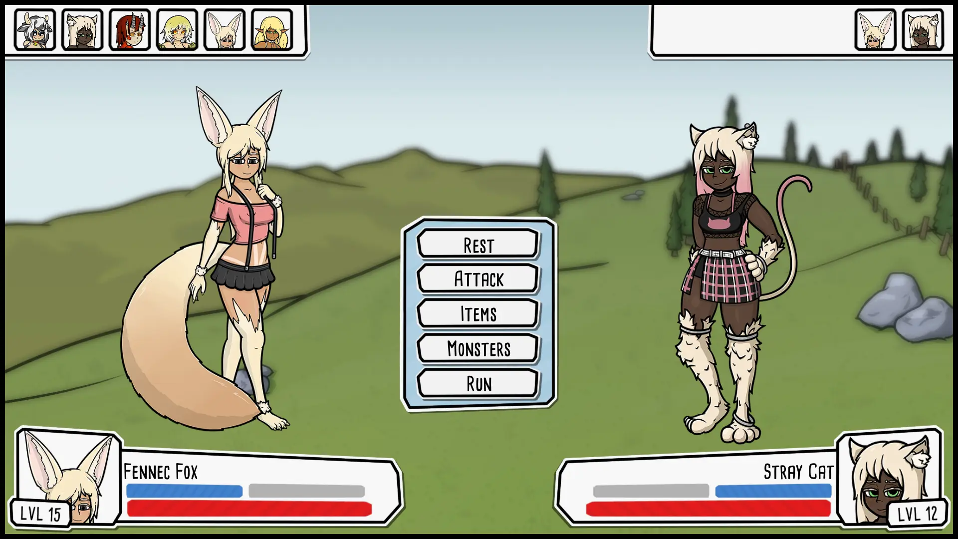 Monster Girl Hunt gameplay screenshot 3 (Unity adult game) by Tiny Devil Studio – free download