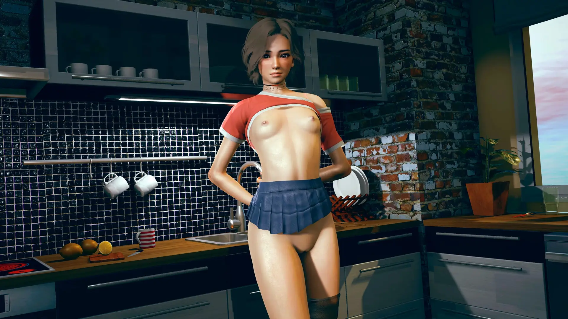 Confined and Horny gameplay screenshot 4 (HTML adult game) by Tukann – free download