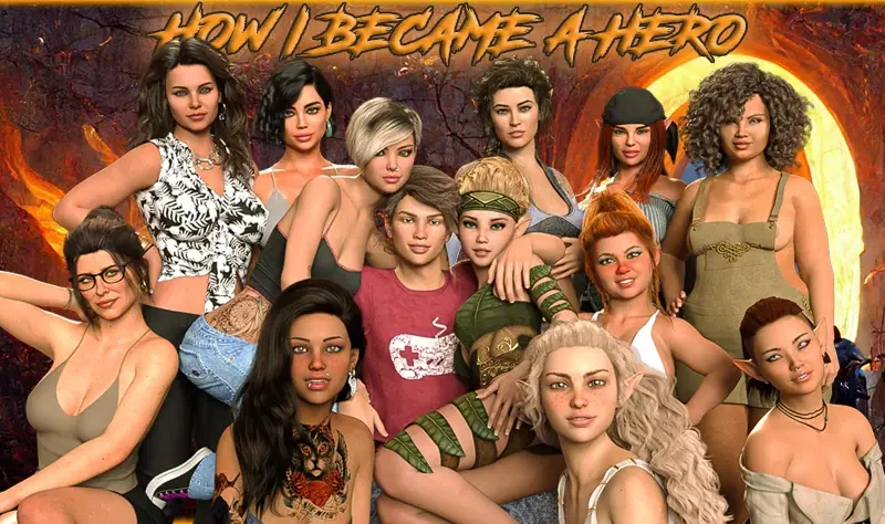 How I Became a Hero cover Season 2 - Chapter 19 – Ren'Py adult game by Kuggazer/Naughty tales studios free download