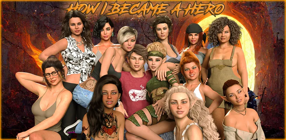 How I Became a Hero cover Season 2 - Chapter 19 – Ren'Py adult game by Kuggazer/Naughty tales studios free download