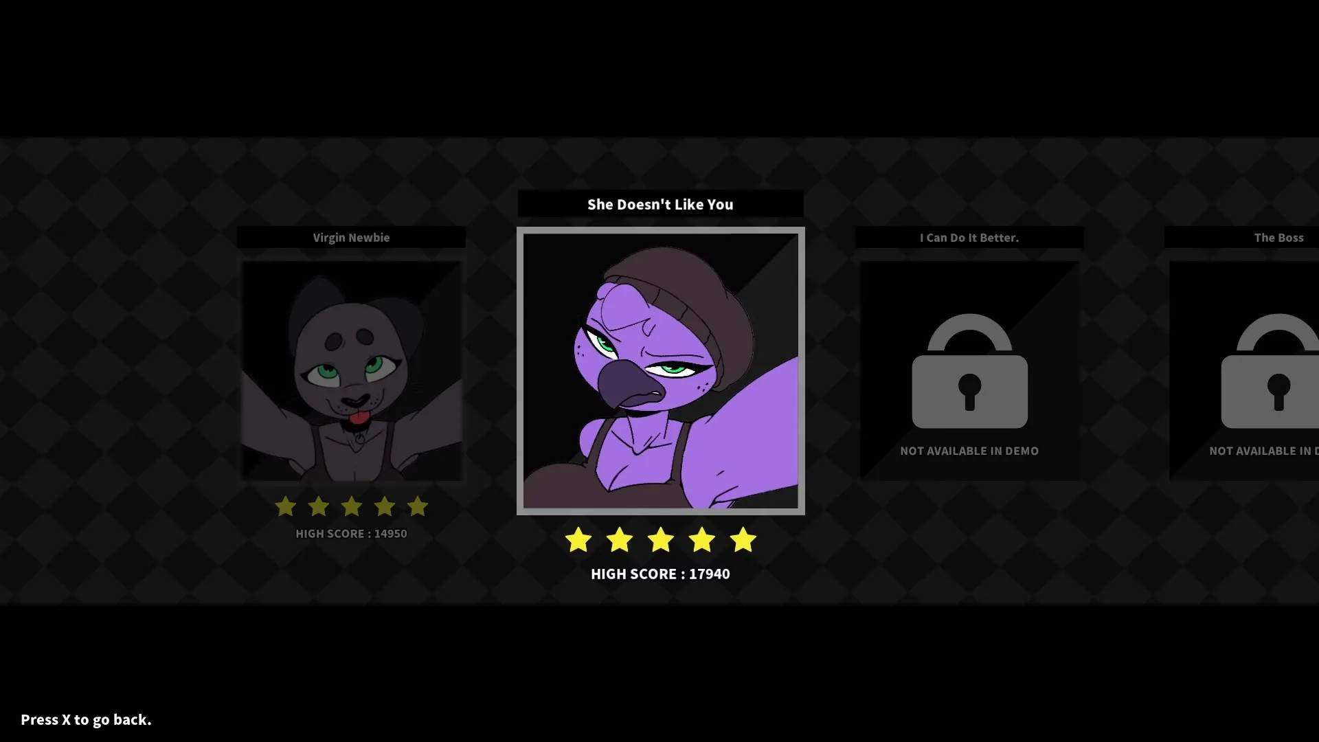 Beat Banger gameplay screenshot 2 (Godot adult game) by BunFan Games – free download
