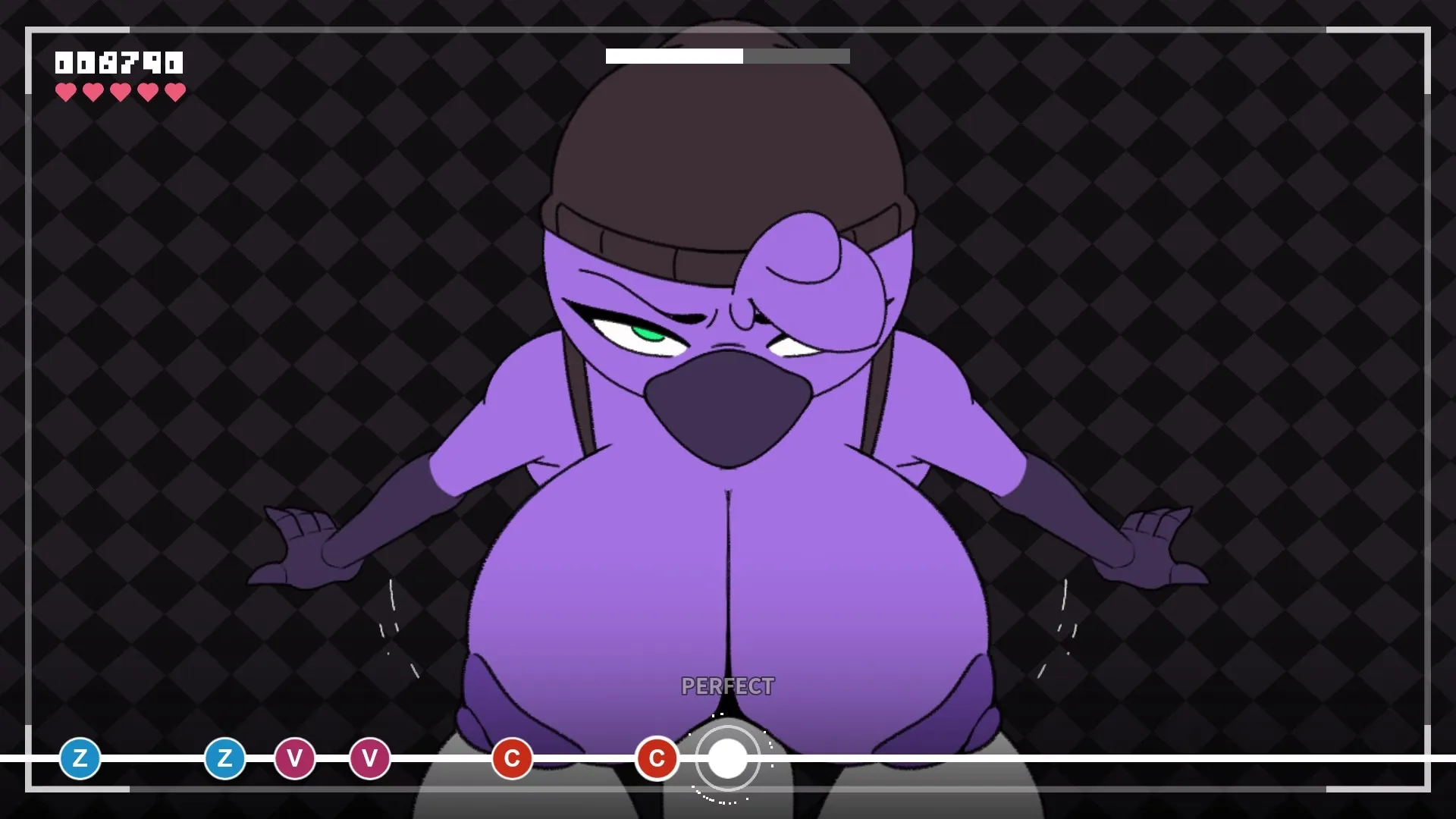 Beat Banger gameplay screenshot 3 (Godot adult game) by BunFan Games – free download