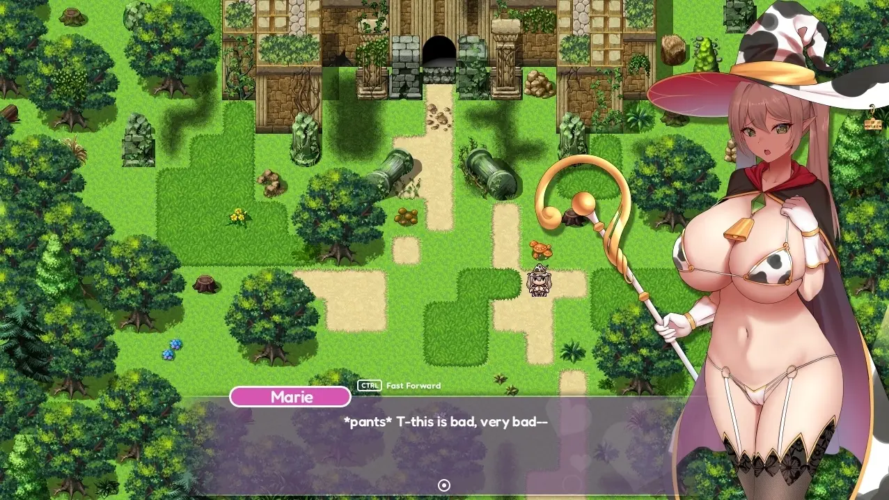 Marie’s Adventure! gameplay screenshot 5 (RPGM adult game) by Dearonnus – free download