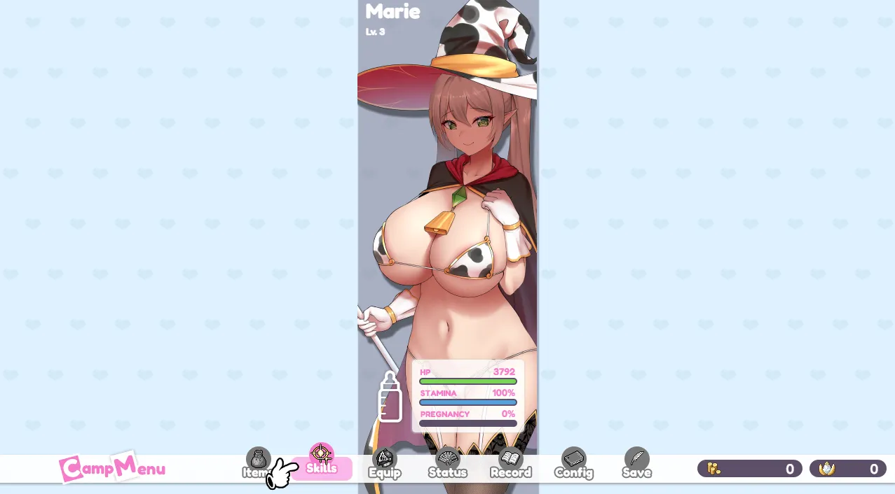 Marie’s Adventure! gameplay screenshot 6 (RPGM adult game) by Dearonnus – free download