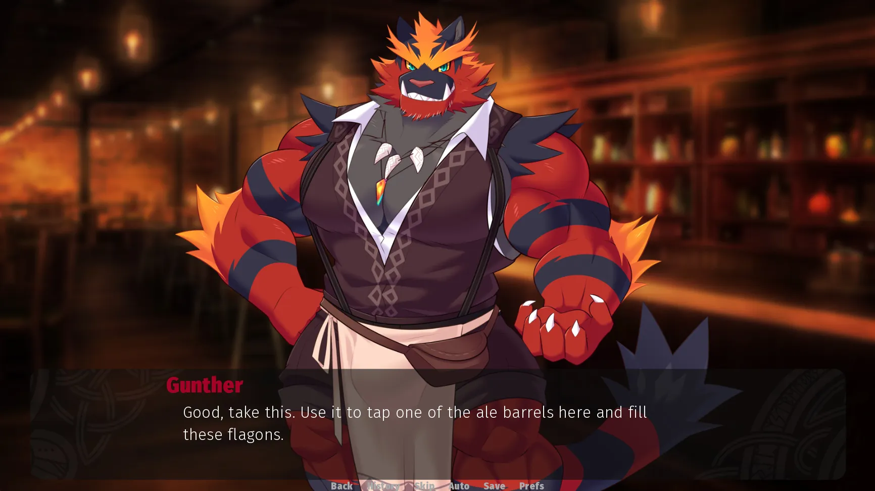 Flaming Flagon gameplay screenshot 2 (Ren'Py adult game) by Kulplant – free download