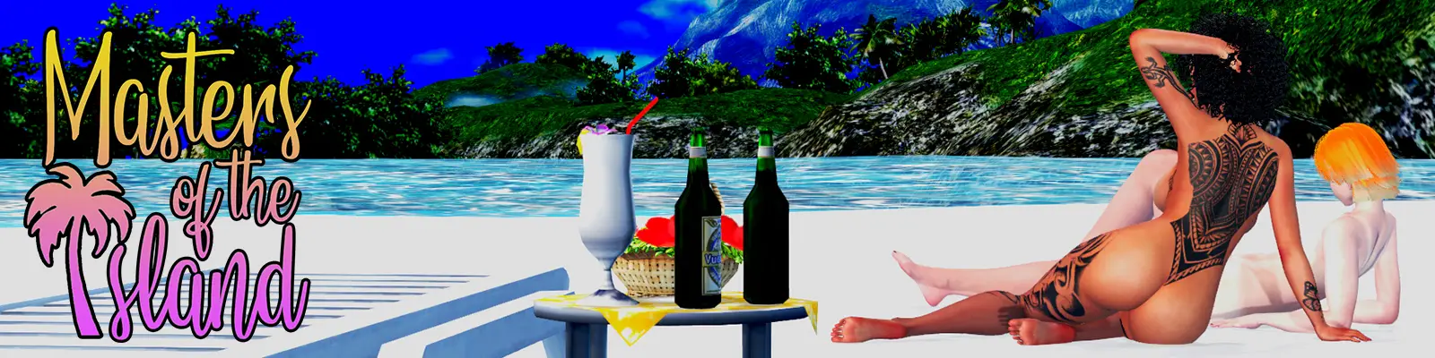 Masters of the Island cover 1.0 – Ren'Py adult game by NSFW Gamer free download