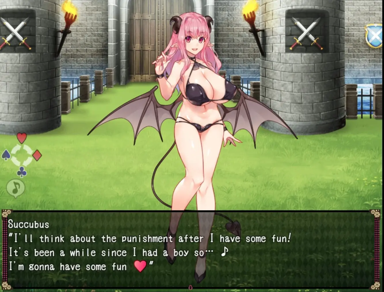 Succubus in Wonderland gameplay screenshot 2 (RPGM adult game) by 62studio – free download