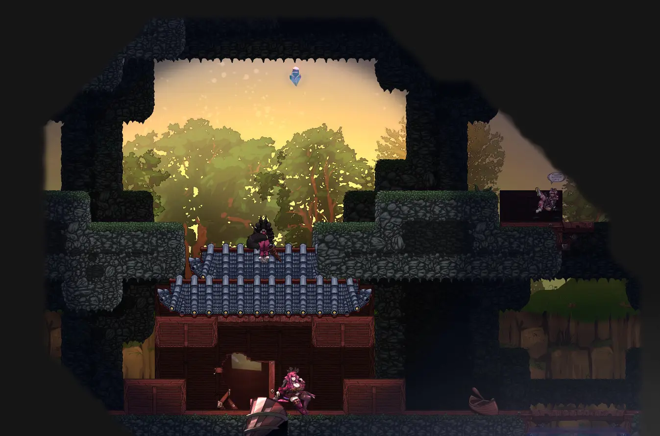 MonCurse gameplay screenshot 1 (Godot adult game) by Kamuu – free download