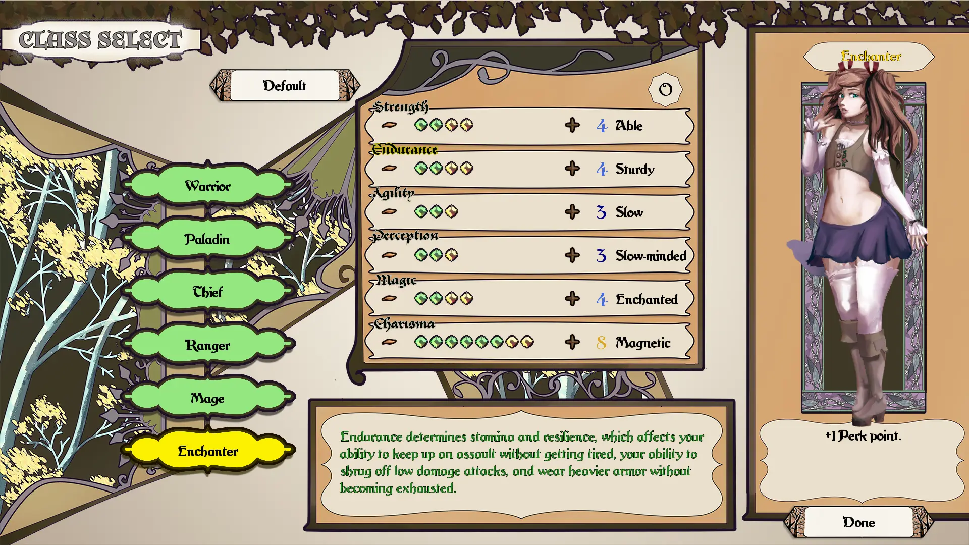 Tales of Androgyny gameplay screenshot 2 (Java adult game) by The Majalis Duo – free download