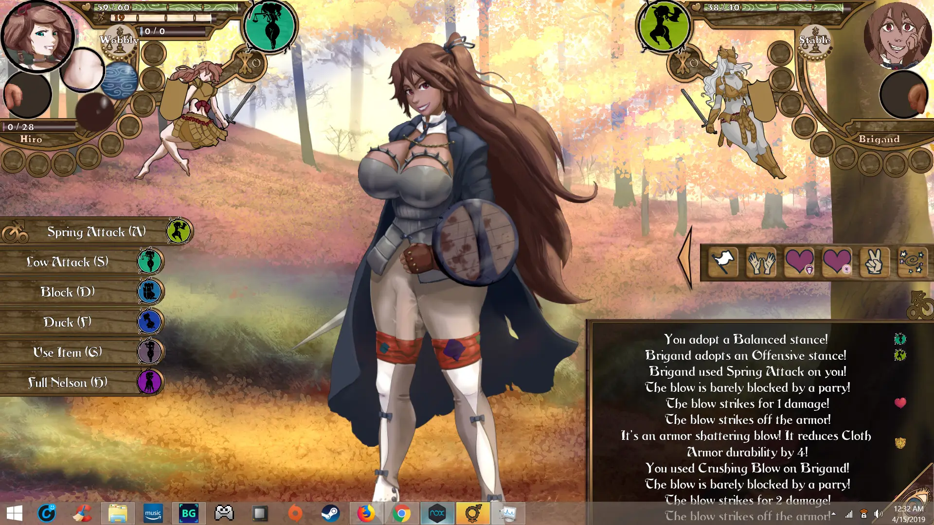 Tales of Androgyny gameplay screenshot 3 (Java adult game) by The Majalis Duo – free download