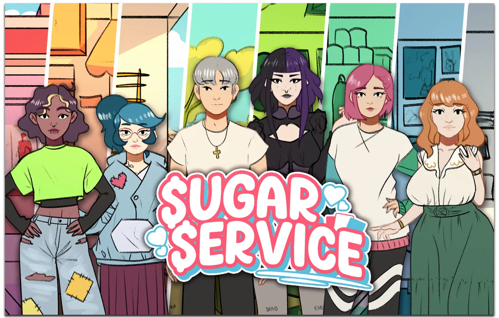 Sugar Service cover 0.28a – Ren'Py adult game by GeeSeki free download