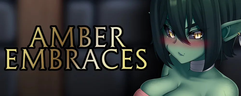 Amber Embraces cover 1.0 – RPGM adult game by Hervi free download