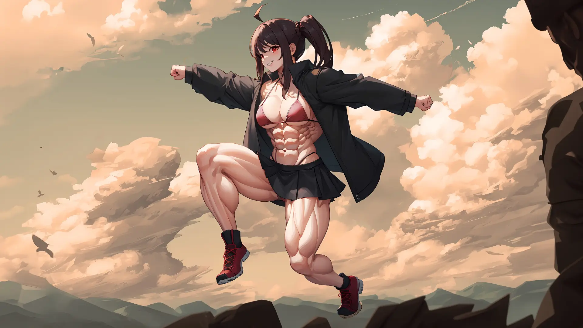 StrongGirls FMG Visual Novel gameplay screenshot 5 (Ren'Py adult game) by StrongGirls – free download