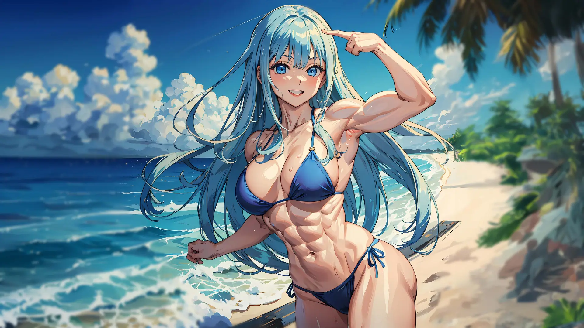 StrongGirls FMG Visual Novel gameplay screenshot 4 (Ren'Py adult game) by StrongGirls – free download