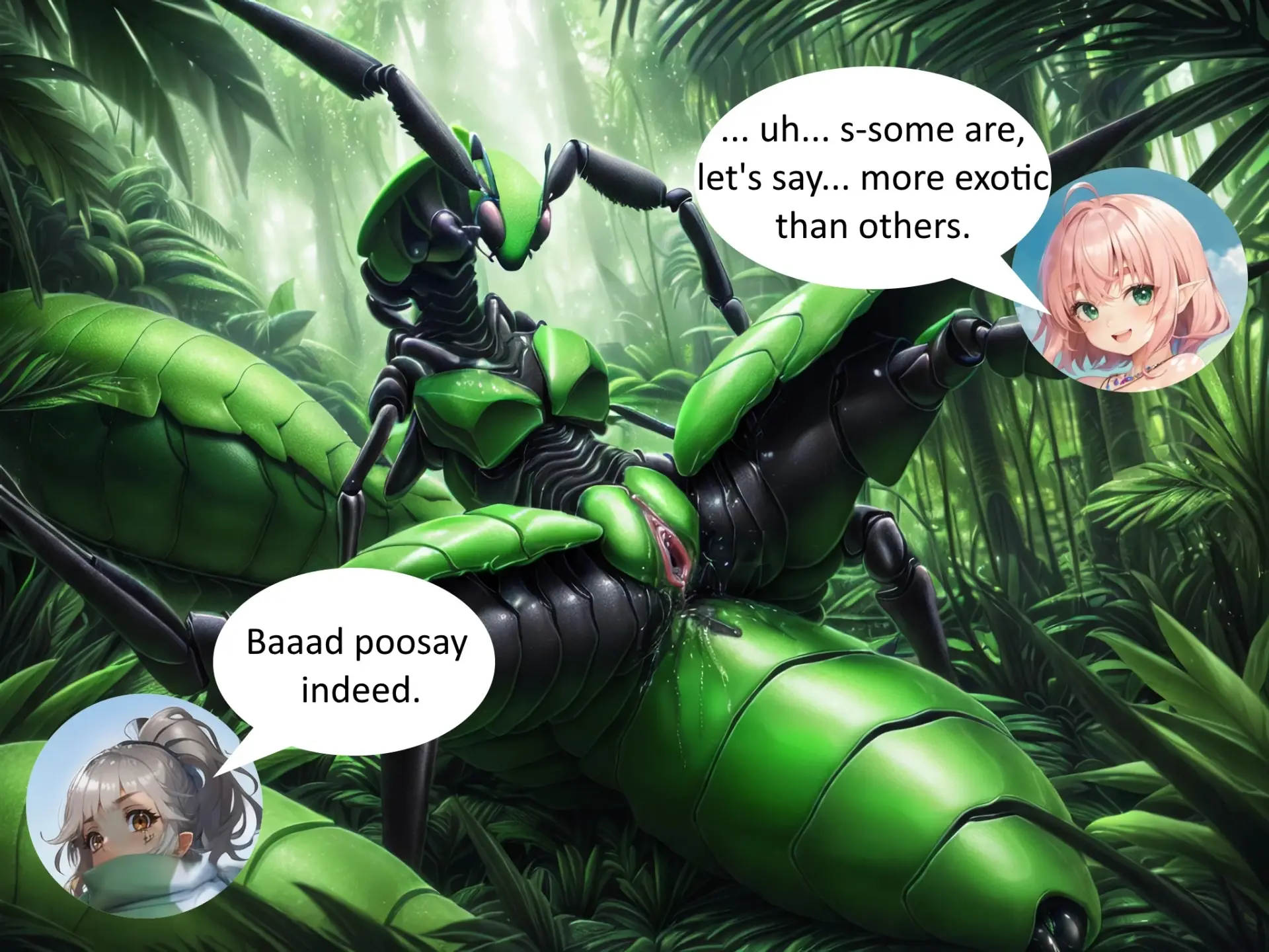 Into the Monster Girl Hole gameplay screenshot 5 (Ren'Py adult game) by Calabi-Yo-Manifold – free download