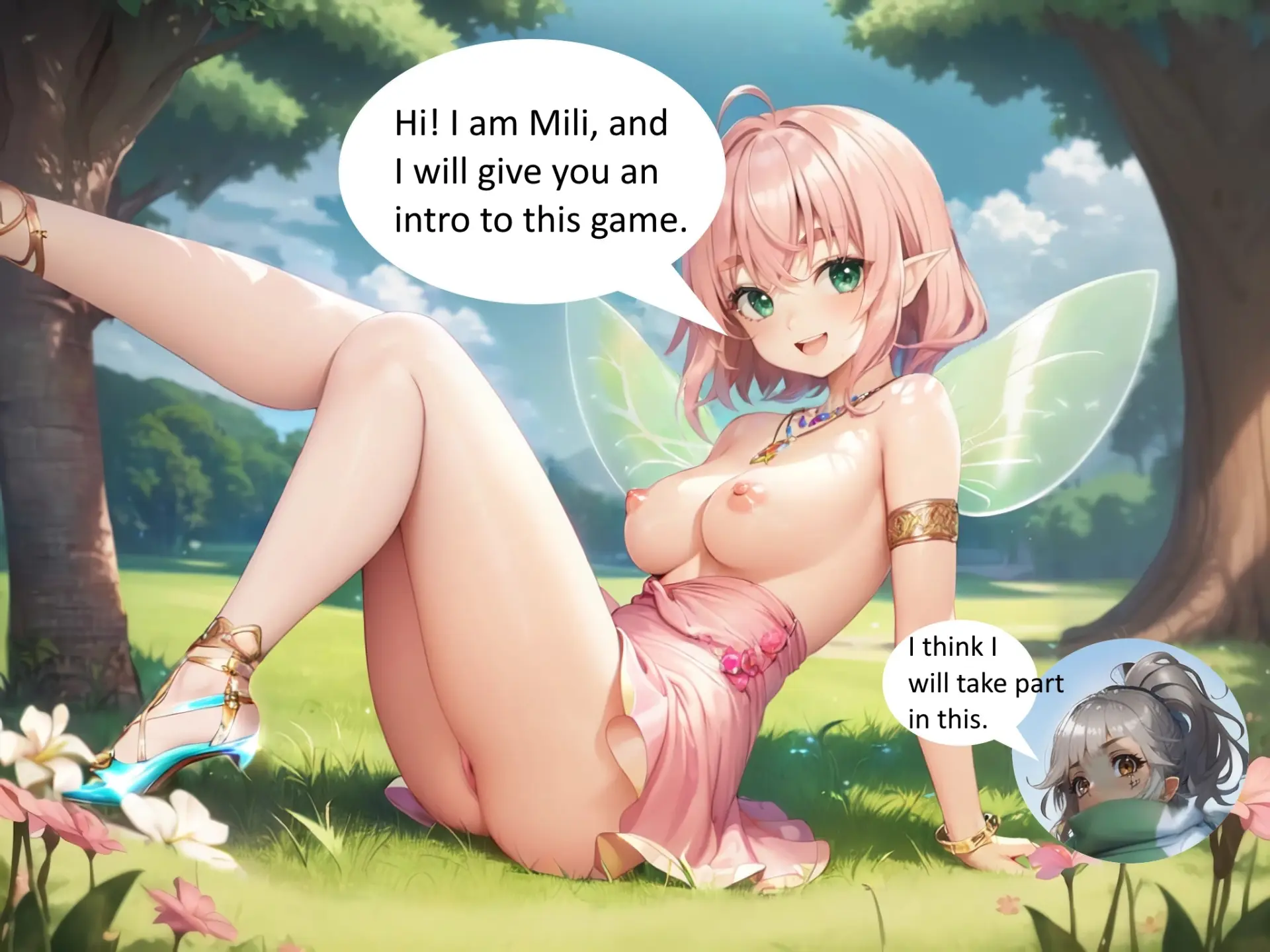 Into the Monster Girl Hole gameplay screenshot 1 (Ren'Py adult game) by Calabi-Yo-Manifold – free download