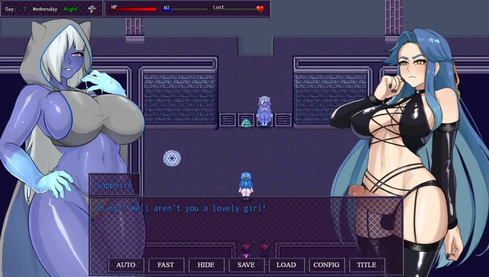 City of Secrets gameplay screenshot 12 (RPGM adult game) by TheDarkLight – free download