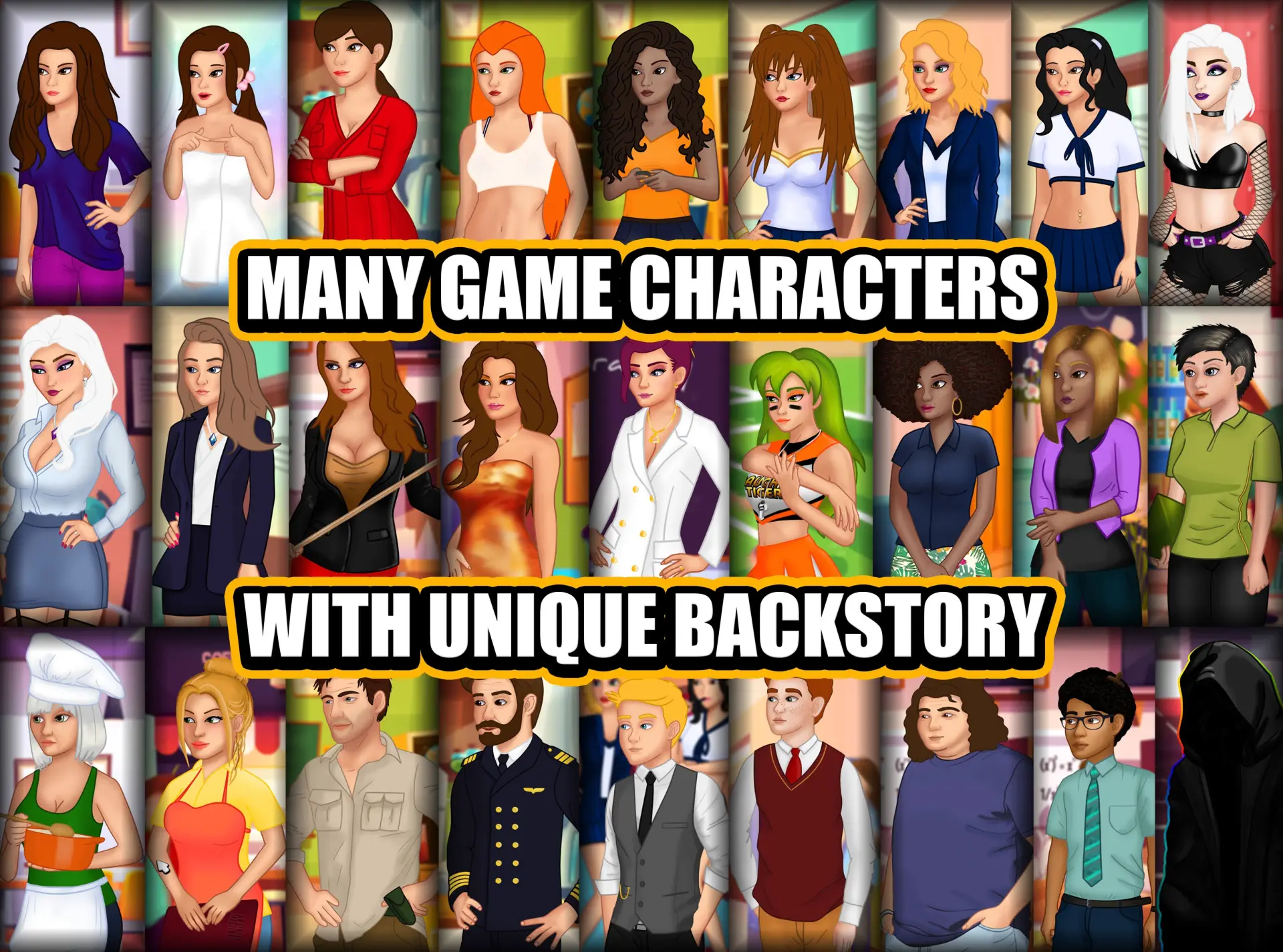 World of Sisters gameplay screenshot 11 (Unity adult game) by Sexy Goddess Game Studio – free download