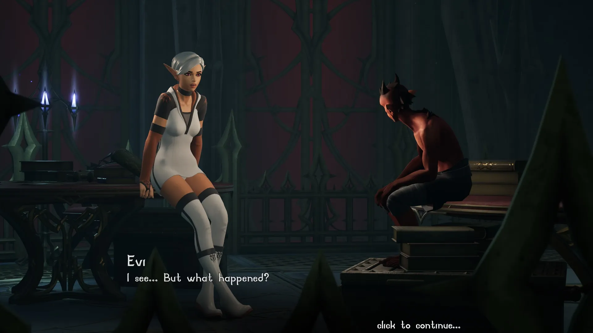 Personal Study gameplay screenshot 2 (Ren'Py adult game) by ArcaneSpoon – free download