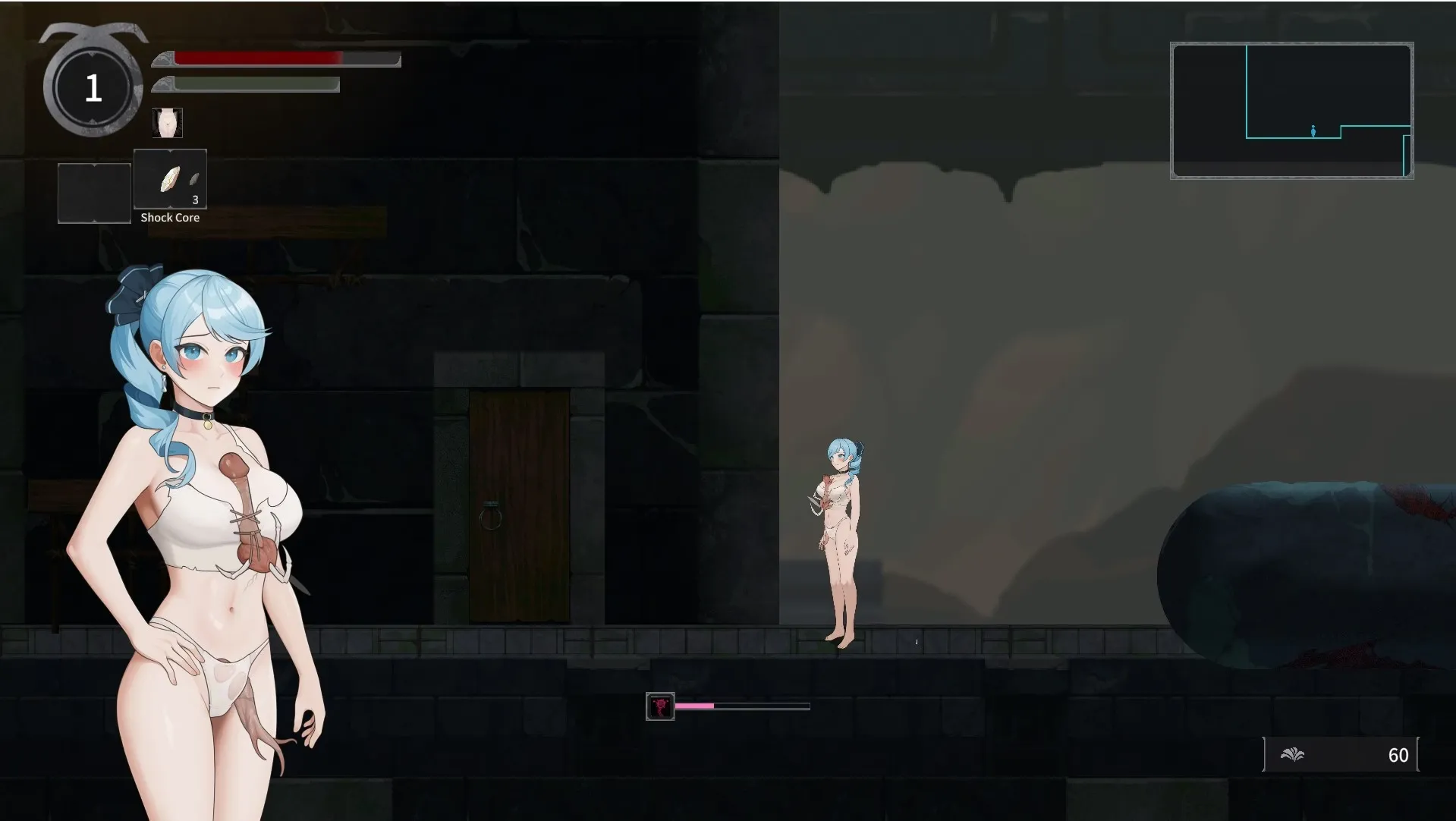 La Vitalis: Immortal Loss gameplay screenshot 7 (Ren'Py adult game) by B-flat – free download