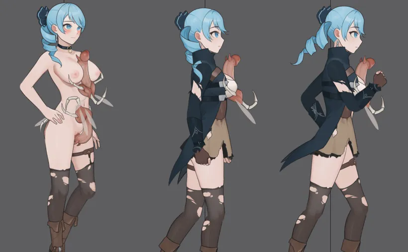 La Vitalis: Immortal Loss gameplay screenshot 2 (Ren'Py adult game) by B-flat – free download