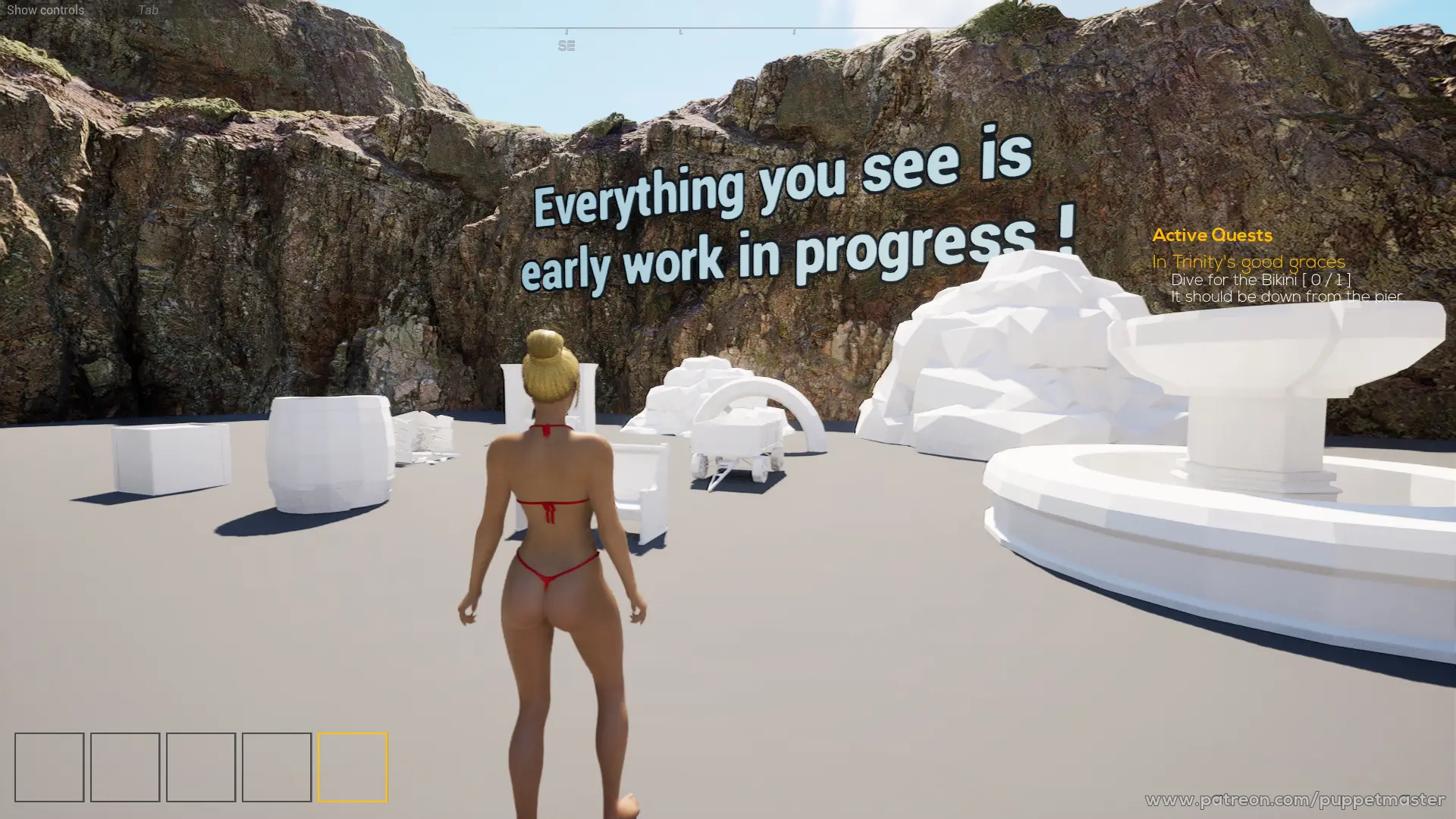 Treasure Island gameplay screenshot 2 (Unreal Engine adult game) by Puppetmaster3dx – free download