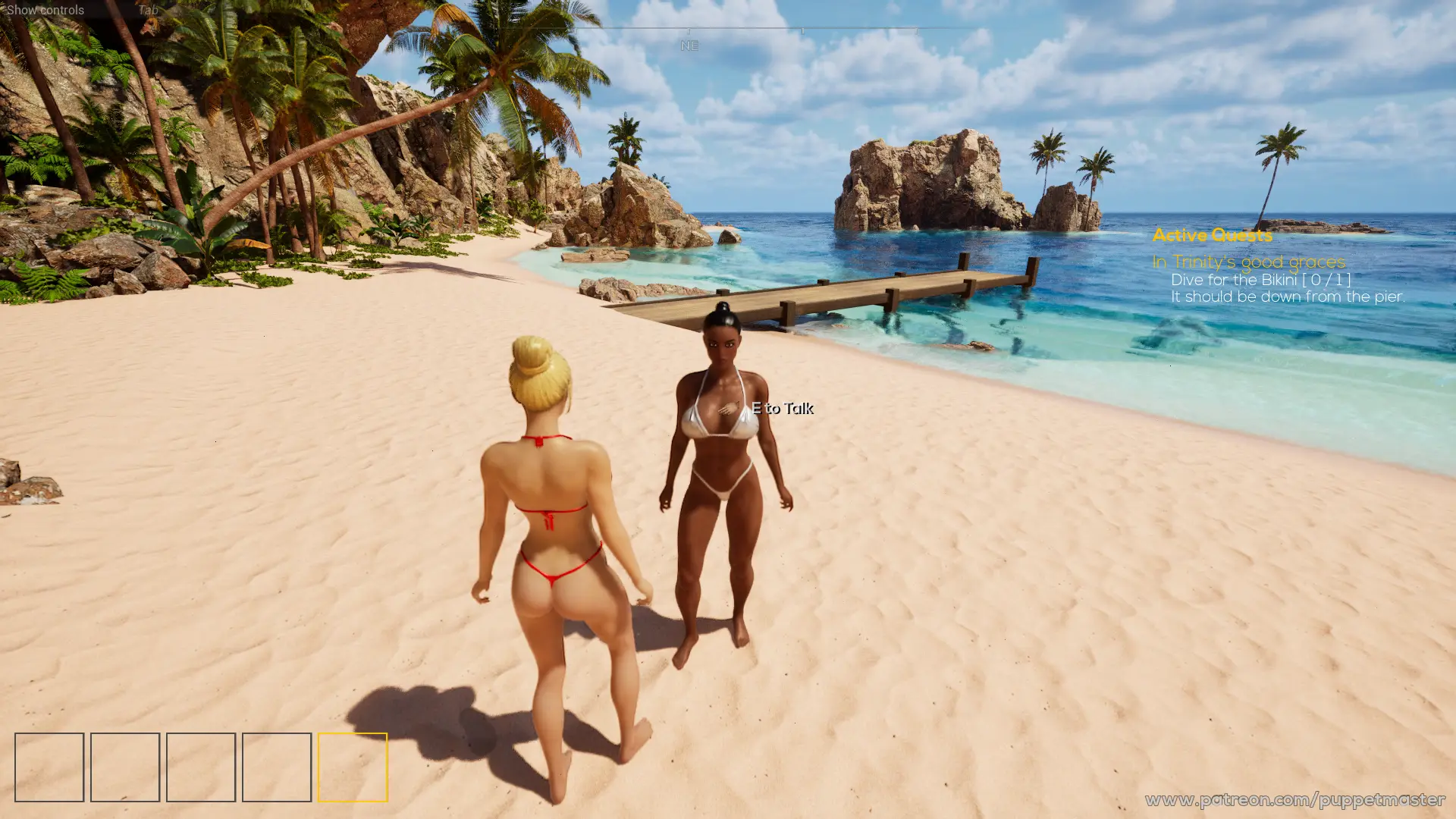 Treasure Island gameplay screenshot 5 (Unreal Engine adult game) by Puppetmaster3dx – free download