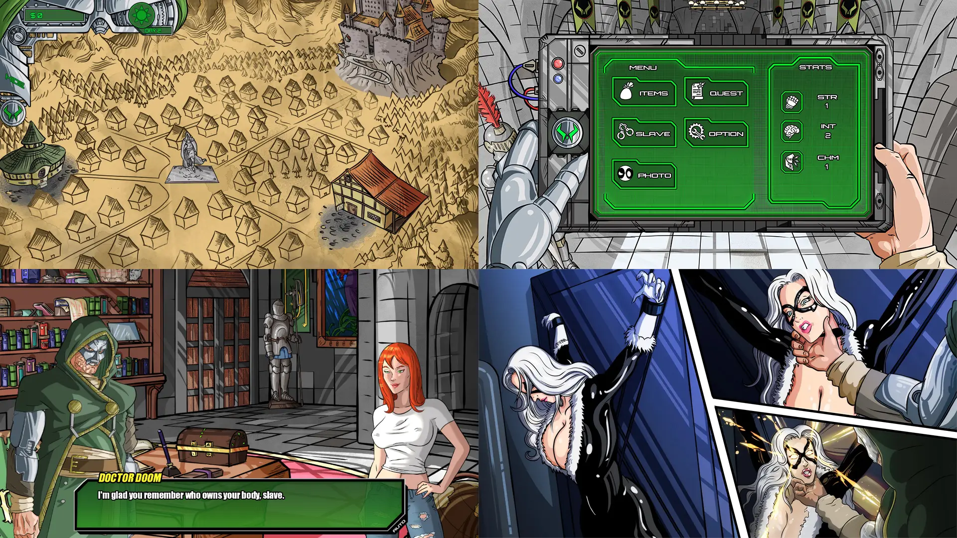 Doomination gameplay screenshot 9 (Ren'Py adult game) by HardCorn – free download