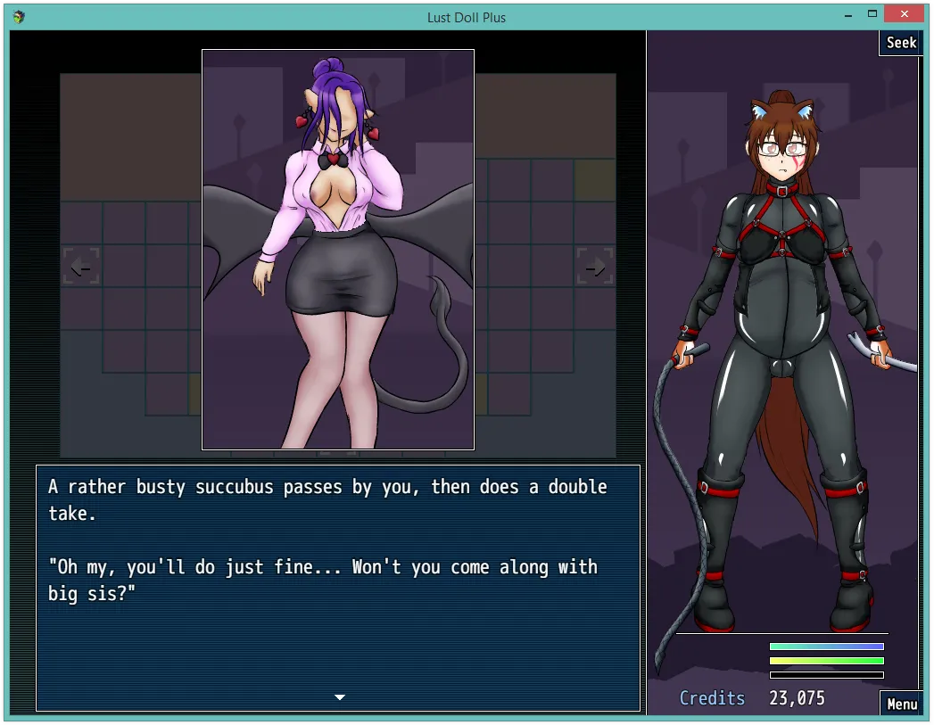 Lust Doll Plus gameplay screenshot 6 (RPGM adult game) by Indivi – free download