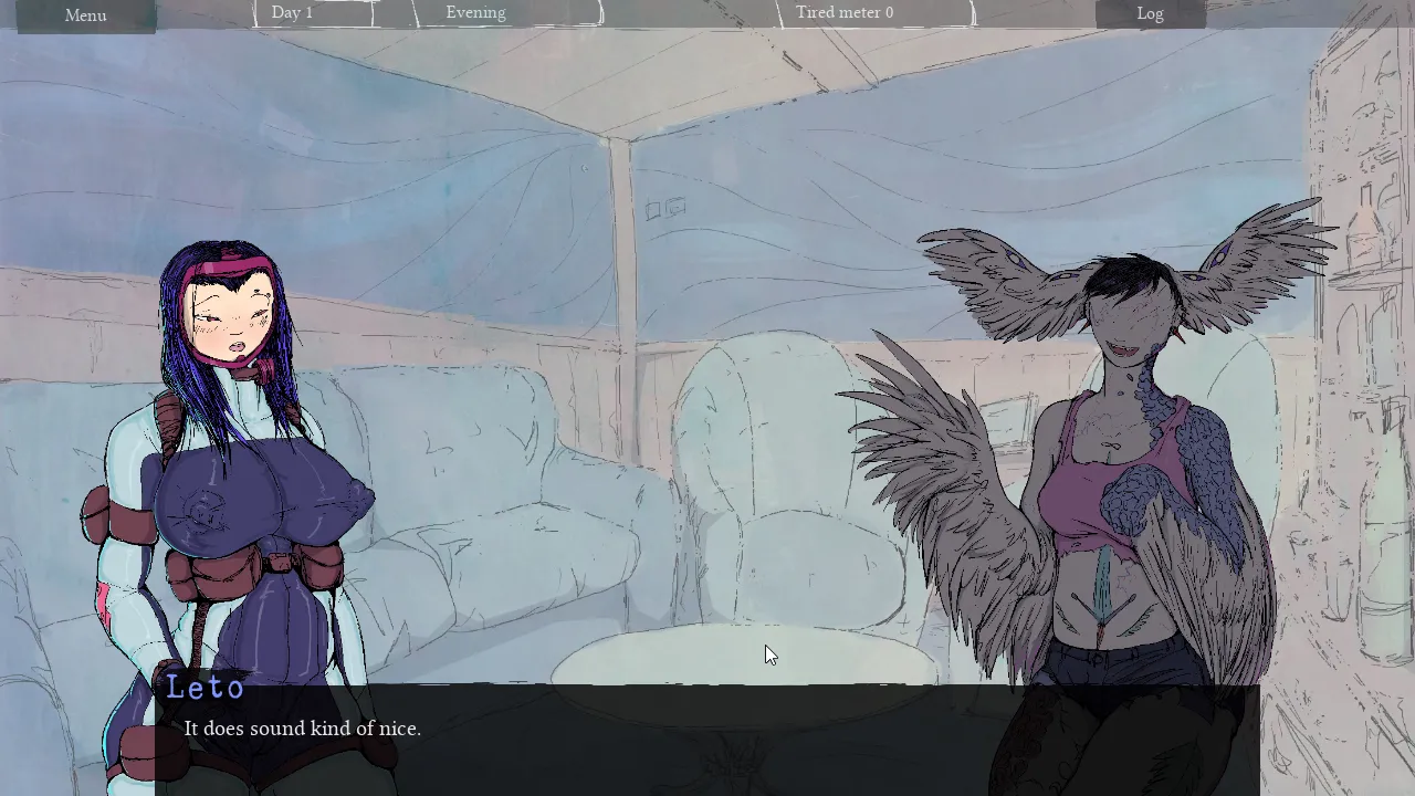 Whispers of the Sirens gameplay screenshot 5 (Godot adult game) by _BræinWayves – free download