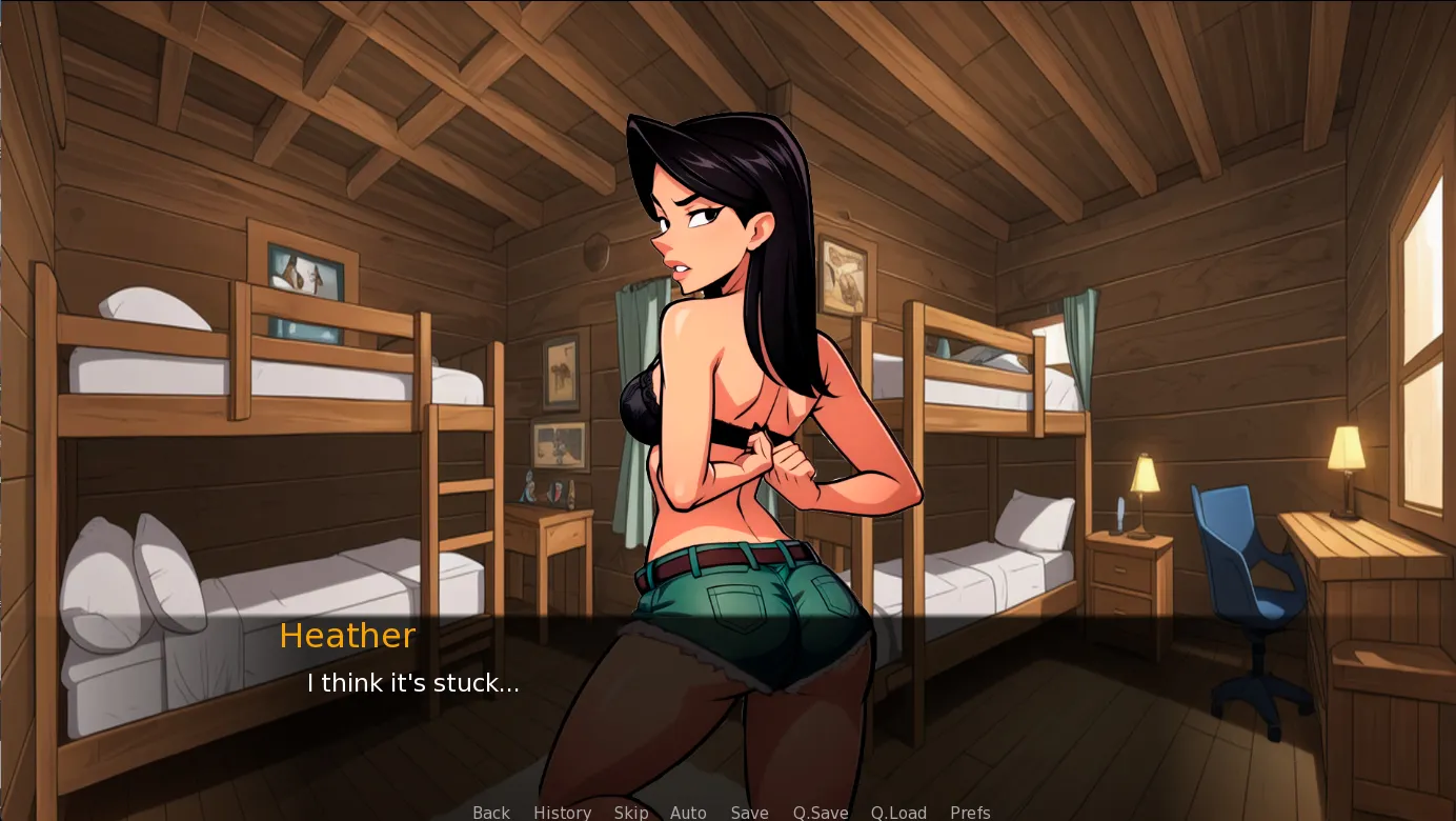Cross Dimension gameplay screenshot 3 (Ren'Py adult game) by Shinda Games – free download