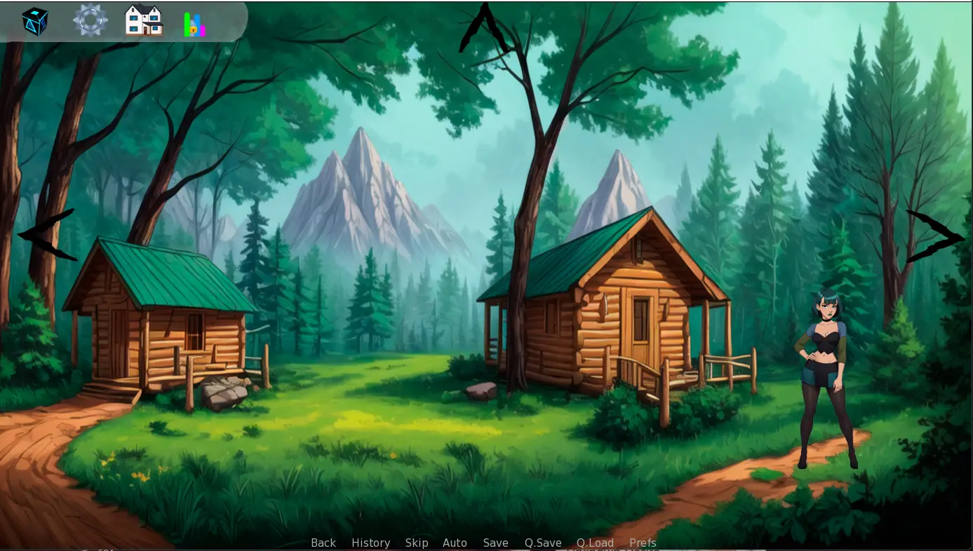 Cross Dimension gameplay screenshot 4 (Ren'Py adult game) by Shinda Games – free download