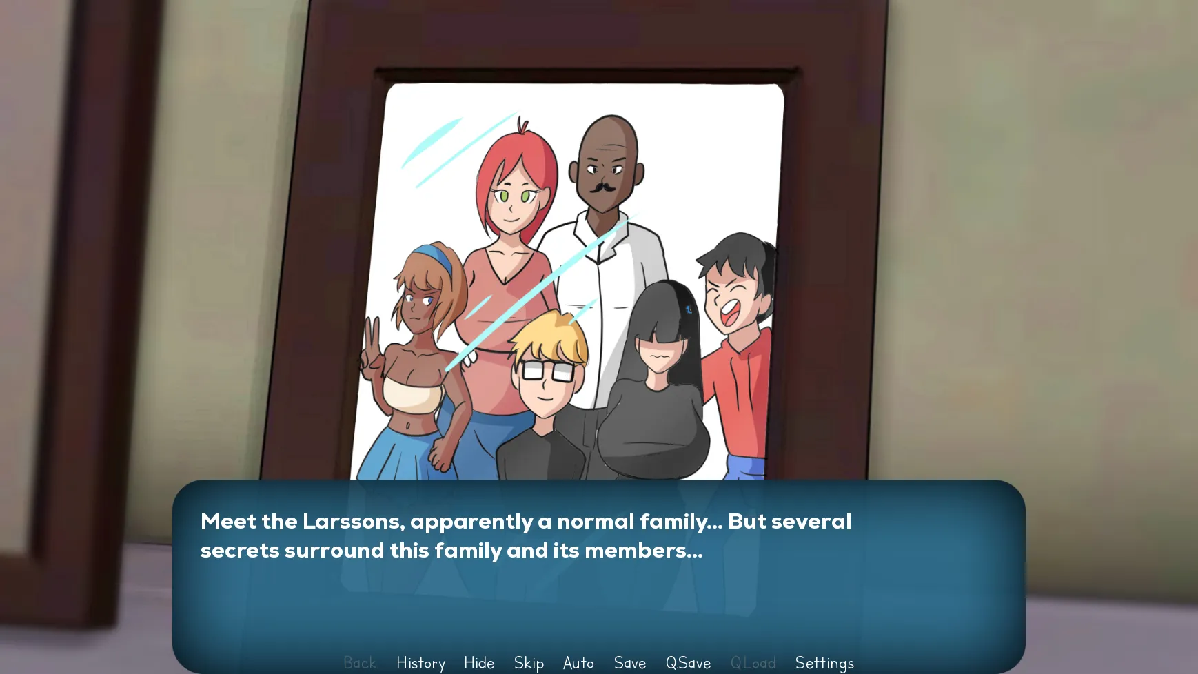 Family Mysteries gameplay screenshot 4 (Ren'Py adult game) by Mr. Rabbit Team – free download
