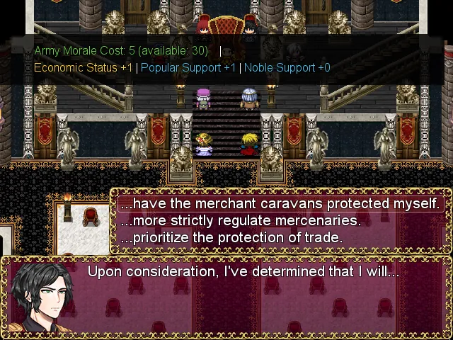 Noblesse Oblige gameplay screenshot 4 (RPGM adult game) by Lord Forte Games – free download