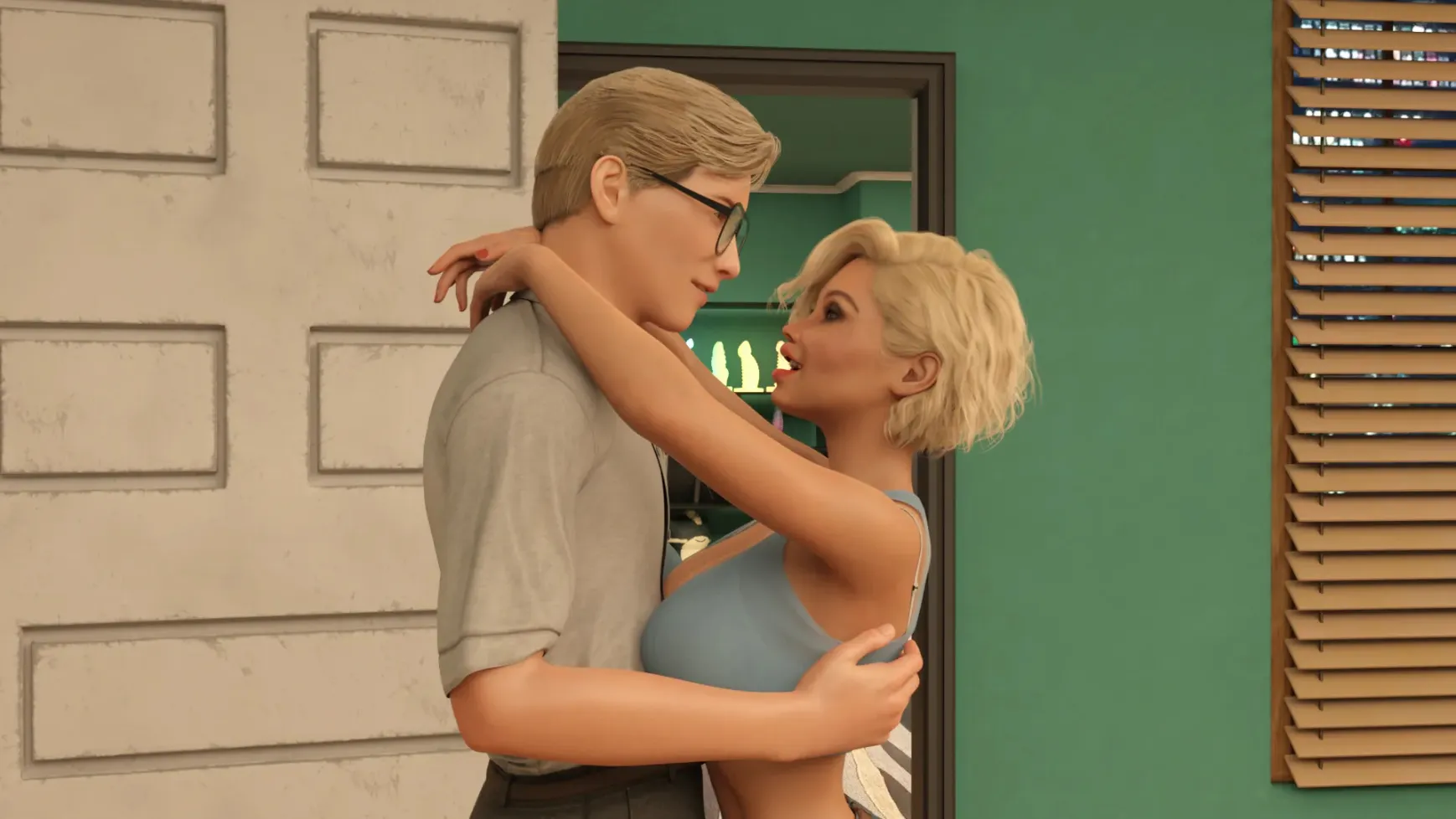 Sexbot II: Recalibrated gameplay screenshot 1 (Ren'Py adult game) by LlamaMann Games – free download