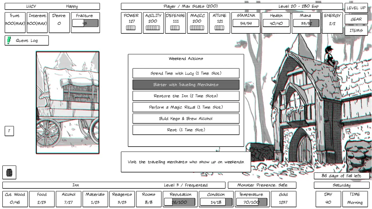Finding Color in the Ashes gameplay screenshot 3 (Godot adult game) by MooncatcherStudios – free download