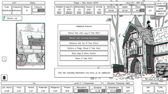 Finding Color in the Ashes gameplay screenshot 1 (Godot adult game) by MooncatcherStudios – free download