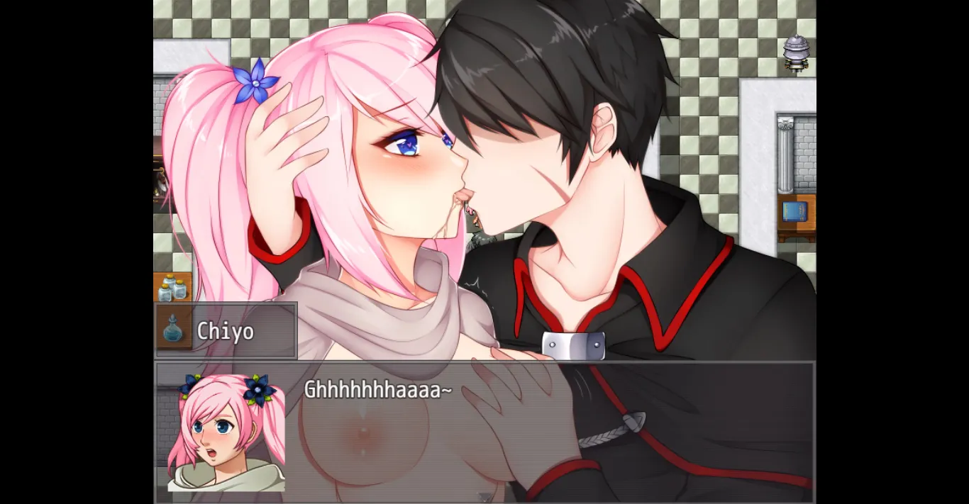 Renryuu: Ascension gameplay screenshot 17 (RPGM adult game) by Naughty Netherpunch Subscibestar – free download