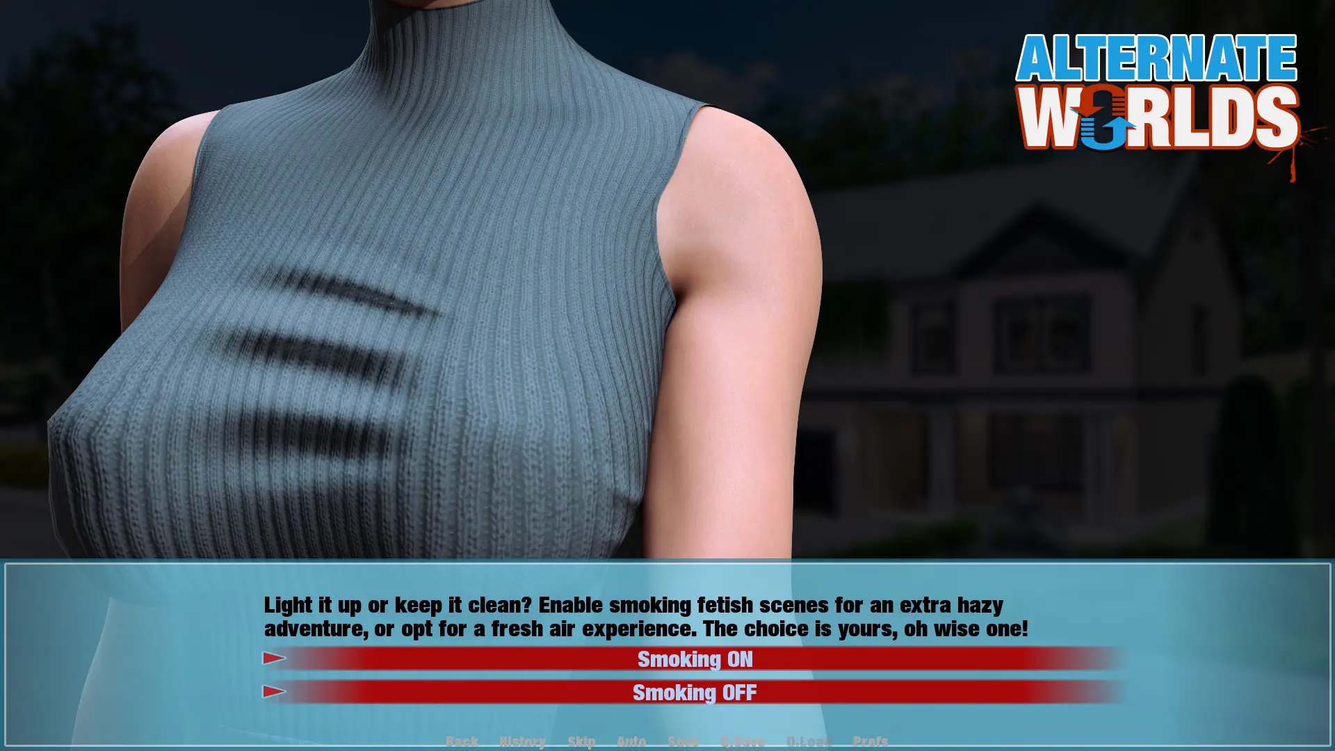 Alternate Worlds gameplay screenshot 8 (Ren'Py adult game) by Motkeyz Games – free download