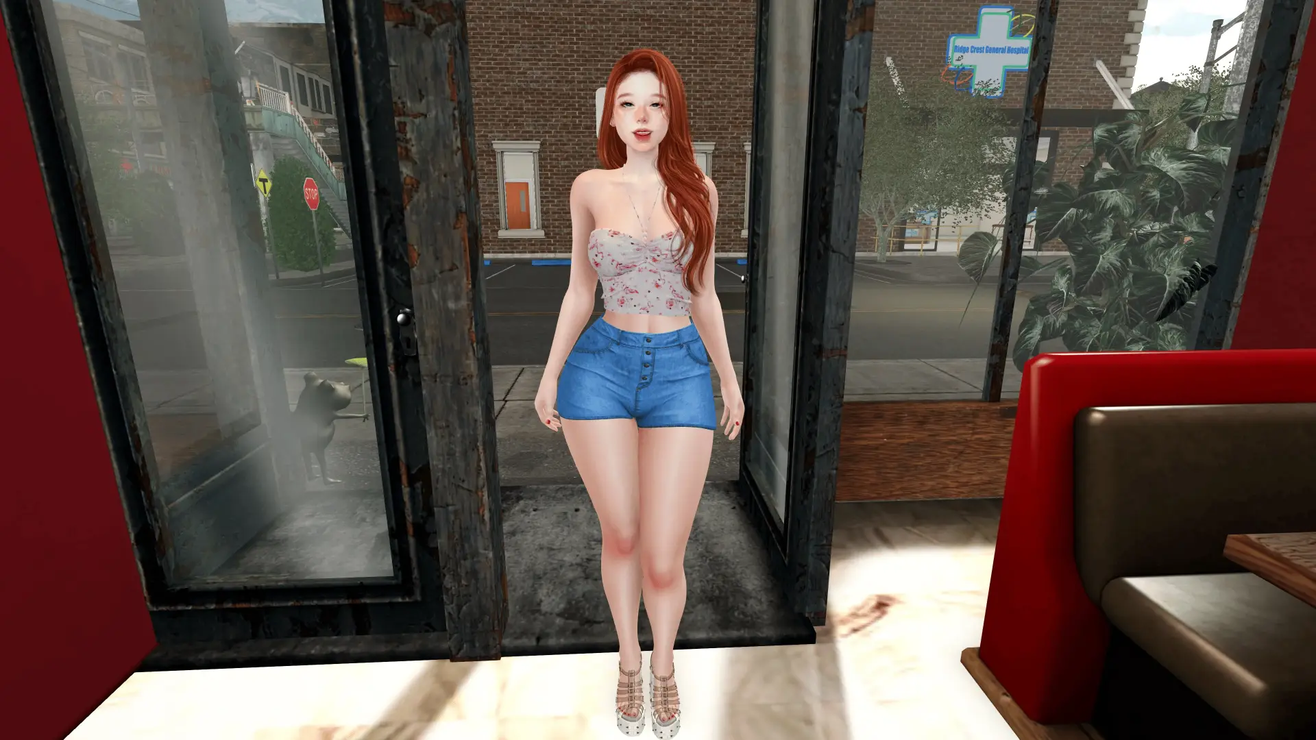 Family Trouble gameplay screenshot 2 (Ren'Py adult game) by Goth Girl Games – free download