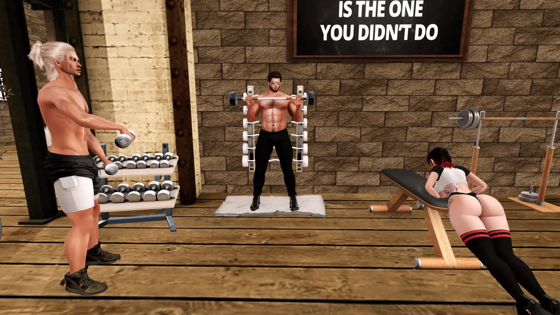 Family Trouble gameplay screenshot 3 (Ren'Py adult game) by Goth Girl Games – free download